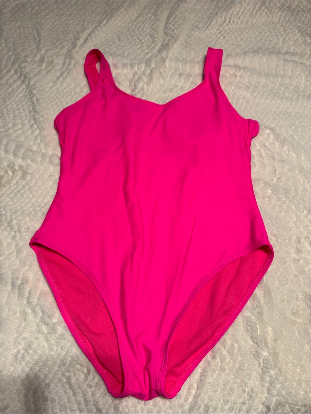 No Boundaries Hot Pink One-Piece Swimsuit